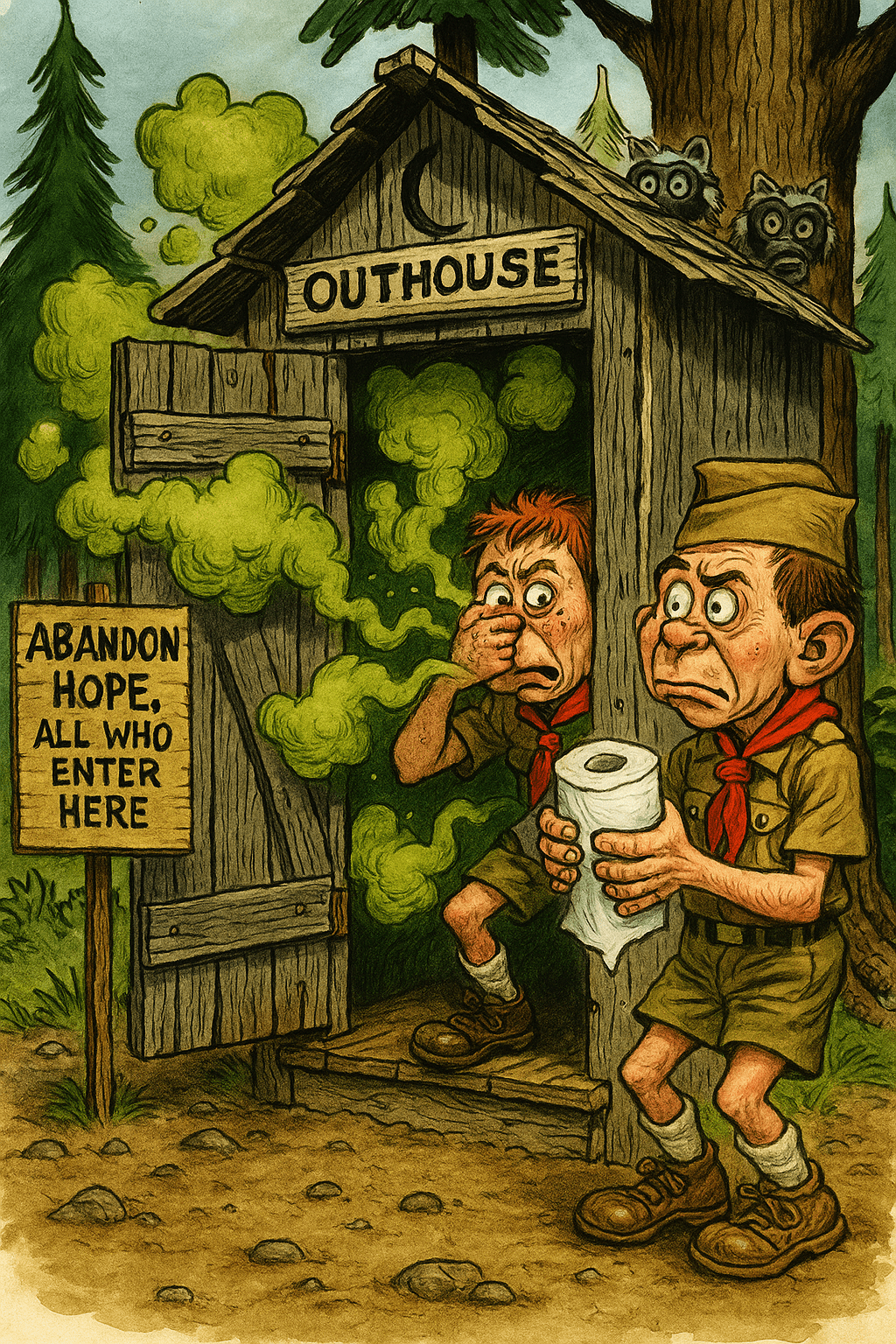 🚽 The Real Badge of Courage: Surviving the Summer Camp Outhouse&nbsp;🚽