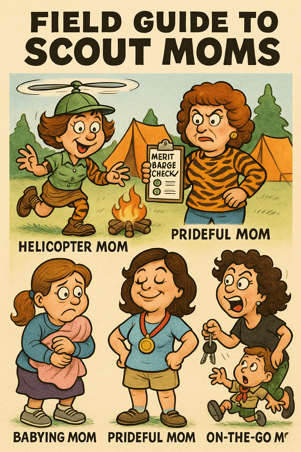 The 5 Types of Scouting Moms: A Field&nbsp;Guide